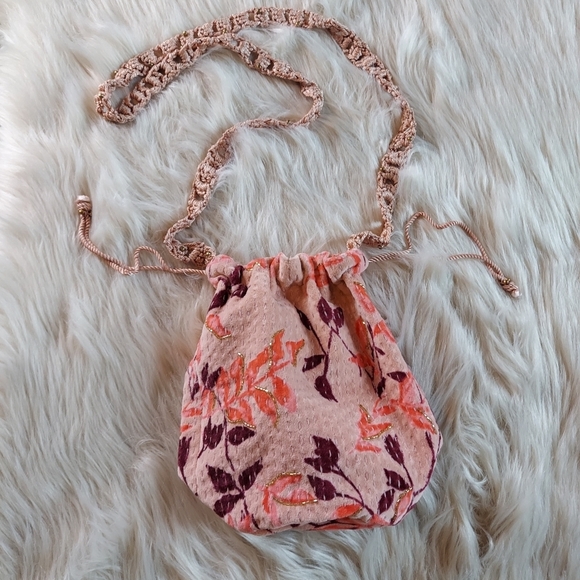 Free People Pink Floral Crossbody Bag - Picture 4 of 11